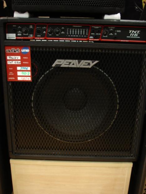 Peavey TNT 15BW, Amplificador de Bajo  395€