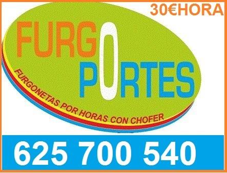 Portes en moratalaz  62:57:00:540 furgoneta con conductor