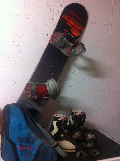 Vendo equipo completo de snowboard