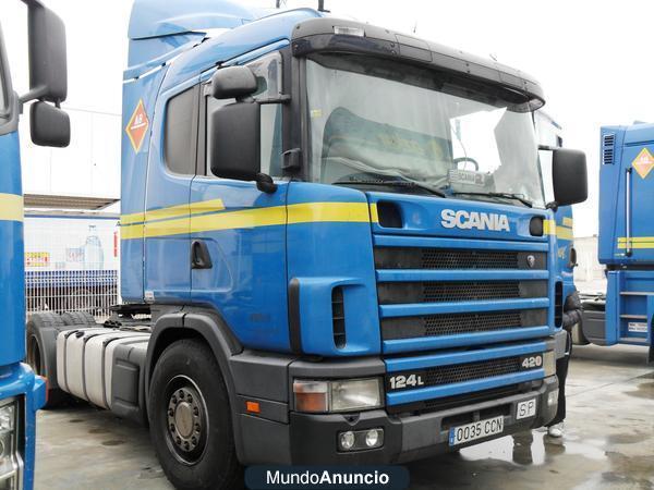 VENTA CABEZA TRACTORA SCANIA 420 11 AÑOS CON TARJETA MDP INCLUIDA