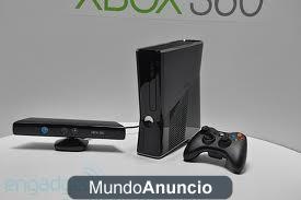 Xbox 360 negra Slim 250Gb + Kinect + Juegos 200€
