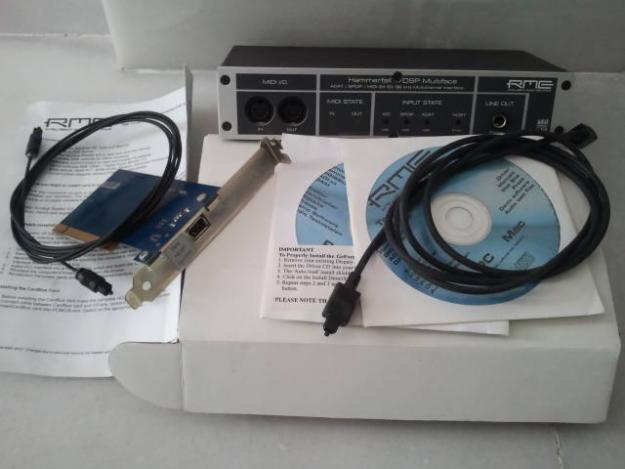 Vendo tarjeta sonido profesional