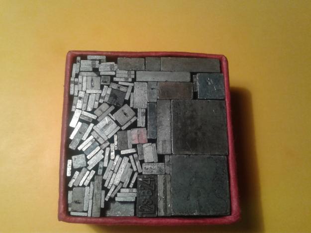 Cajas de tipografia antigua vintage letterpress type