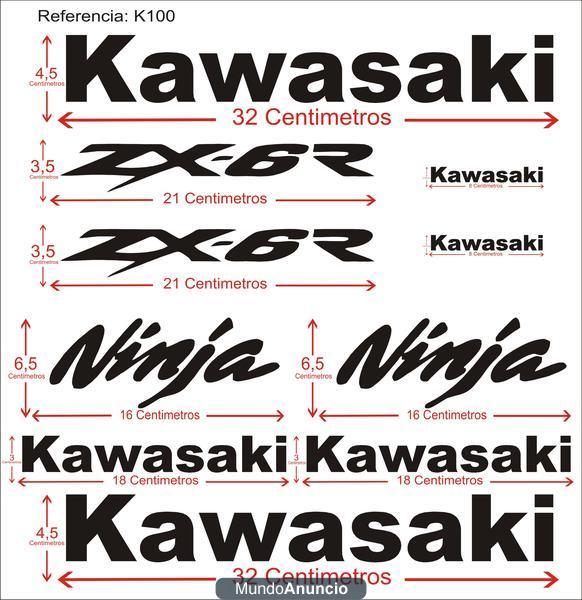 KIT ADHESIVOS KAWASAKI ZX6R