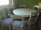 Conjunto de mesa y 6 sillas en blanco - mejor precio | unprecio.es