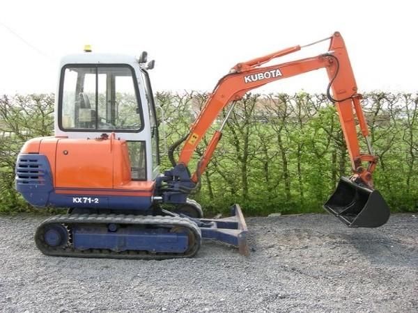 mini pelle 7t Kubota KX71-2