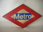 Letrero de metro de madrid - mejor precio | unprecio.es