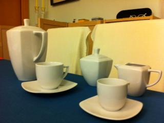 Juego de café blanco (Zara Home), 67 piezas, nuevo