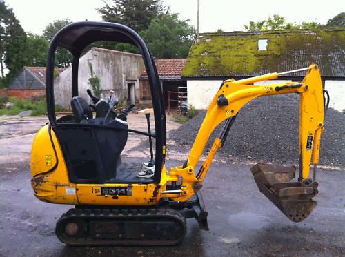 JCB 8014 miniexcavadora 1.5 tonelada