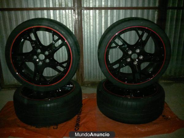 Llantas MEGANE RS con GOMAS NUEVAS