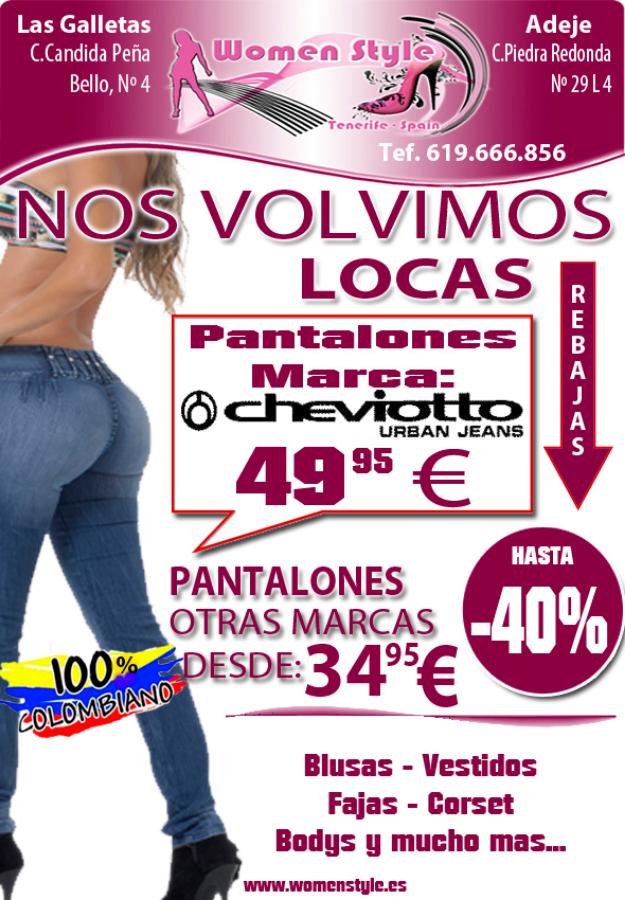 Pantalones Levanta Cola Ropa Colombiana