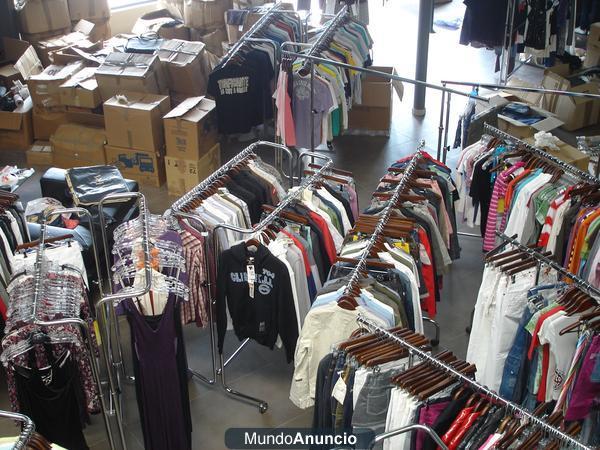 ROPA DE MARCA. STOCK DE 6.700 PRENDAS.