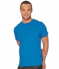 Camisetas 98% algodón, cuello redondo para imprimir