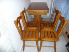 Magnifica mesa y 4 sillas de roble macizo - mejor precio | unprecio.es