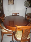 Mesa Comedor madera noble maciza y 6 sillas - mejor precio | unprecio.es