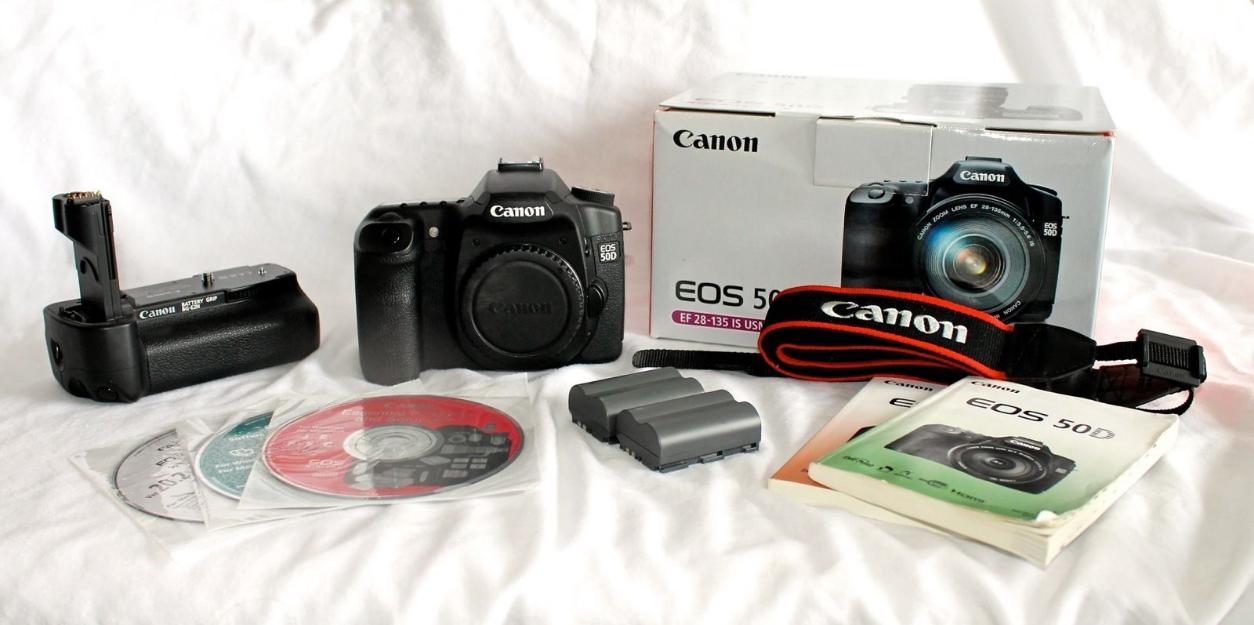 Canon EOS 50D 15.1 MP Cámara Digital SLR - Negro (Kit w / EF-S IS lente 28-135mm)
