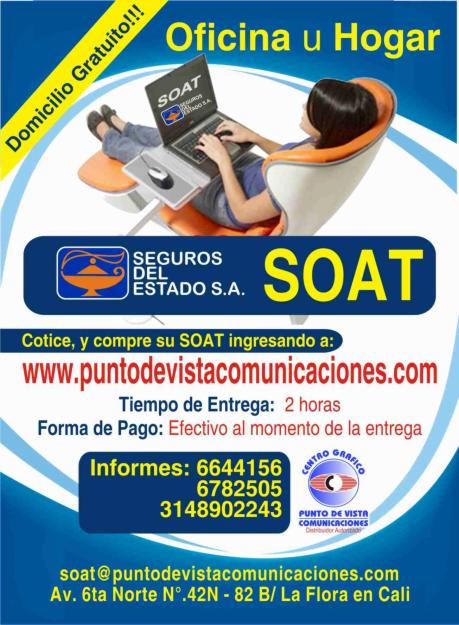 Soat tarifas 2013 gratis domicilio renovación y venta