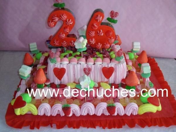 PASTELES DE GOLOSINAS PARA CELEBRACIONES