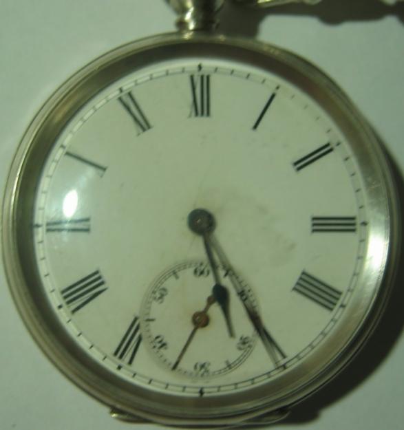 Reloj Bolsillo en Plata Maciza Semi-Catalino