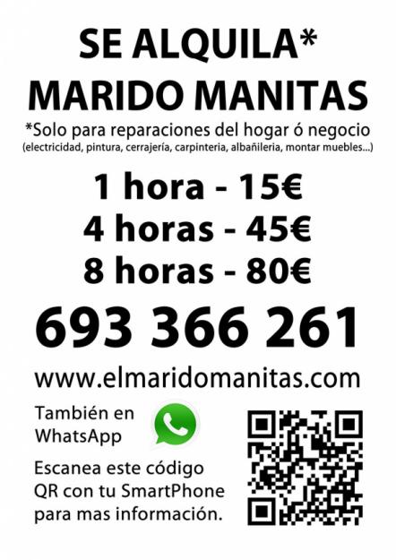 Se Alquila Marido Manitas en Valladolid