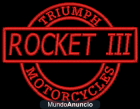 triumph rocket III, parche bordado - mejor precio | unprecio.es