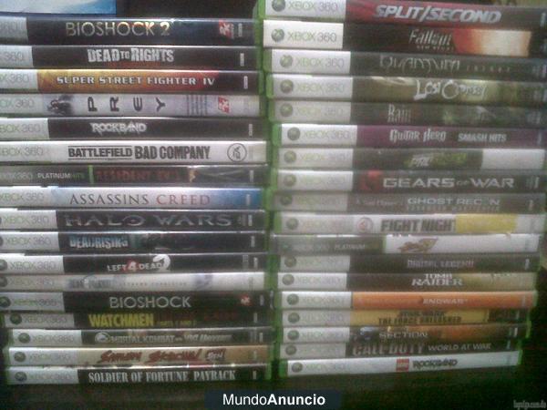 VENDO JUEGOS DE XBOX360 MUY BARATOS...