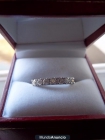anillo oro blanco y diamantes - mejor precio | unprecio.es
