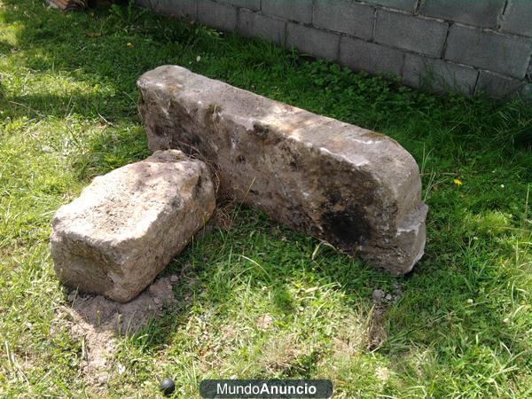 Bases de Columnas Porsches, en piedra arenisca