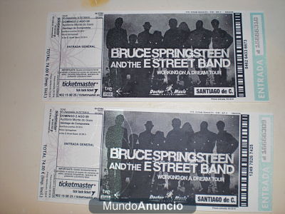 entradas bruce springsteen santiago
