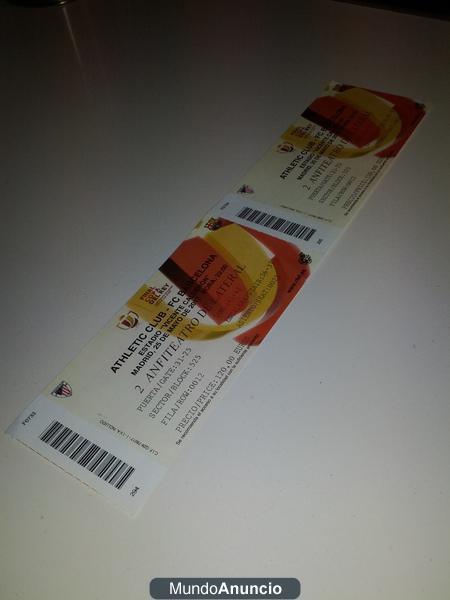 Mechero Clipper + 2 entradas Copa del Rey 2012