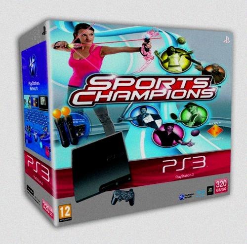 Play Station 3/ 320 (pack Sports champions+3 mandos y 2 juegos
