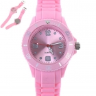Reloj unisex de silicona rosa - mejor precio | unprecio.es