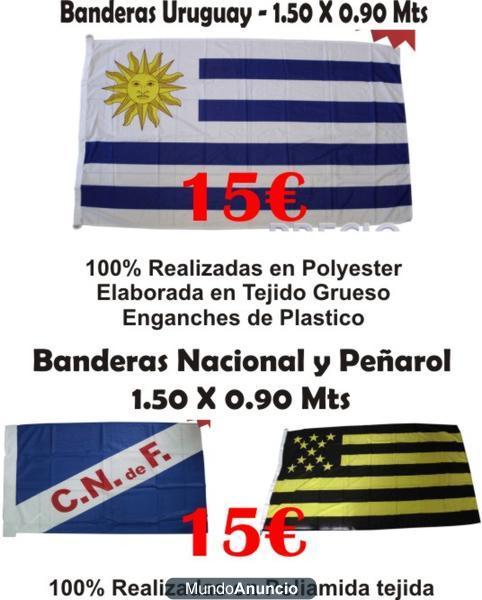Banderas de Uruguay.