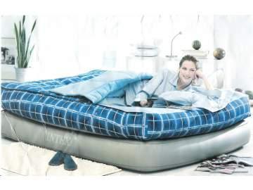 CAMA DOBLE RESTFORM CON MOTOR, MANDO A DISTANCIA Y EDREDON