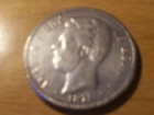 Moneda de 5 pesetas de amadeo i 1971 * 73 - mejor precio | unprecio.es