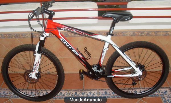 BICICLETA MTB COLUER XCOUNTRY FRENOS HIDRÁULICOS, CAMBIO DEORE, HORQUILLA BLOQUEABLE Y REGULABLE