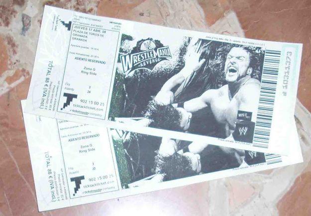 Entradas PRESSING CATCH GRANADA Ring Side 3ª FILA