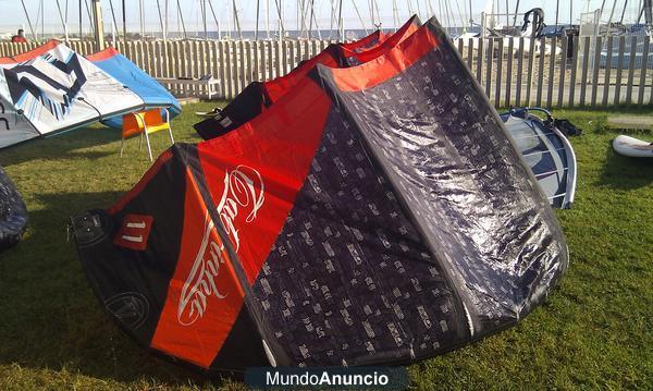 Equipo completo kitesurf 2011 vendo o cambio por moto