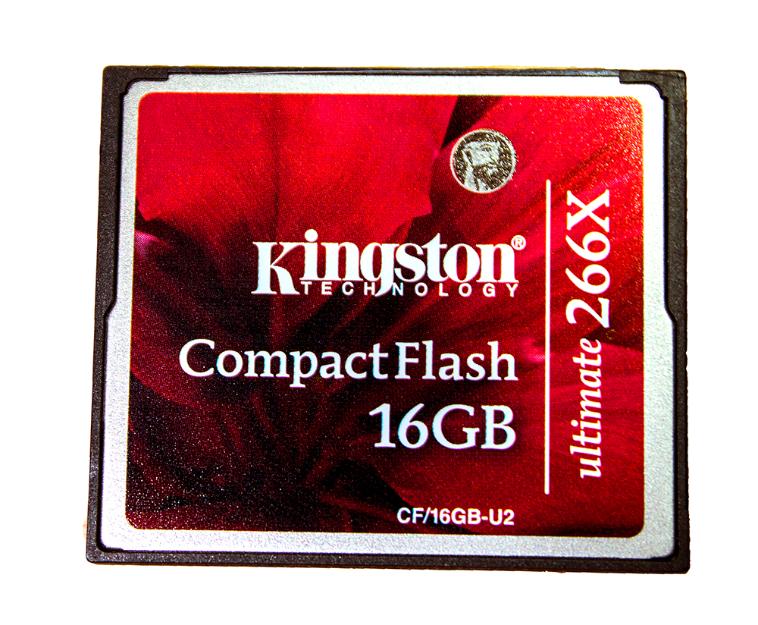 Tarjeta compact flash 16 gb. sin usar