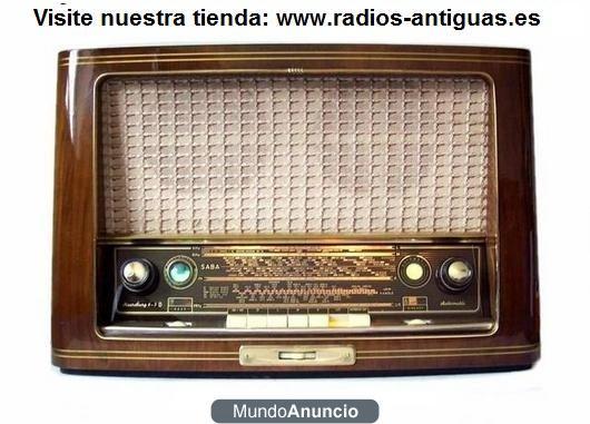 RADIO ANTIGUA SABA DE 1955. TIENDA DE RADIOS ANTIGUAS. RADIOS REPARADAS Y GARANTIZADAS