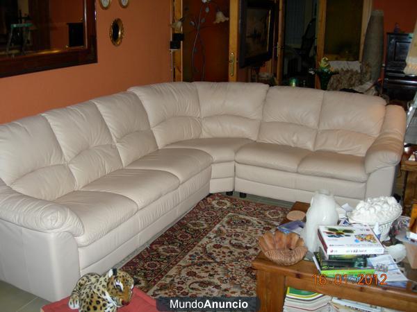 Sofa Grande de piel en perfecto estado