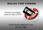 Pasamos tus antiguas cintas video VHS a DVD - mejor precio | unprecio.es