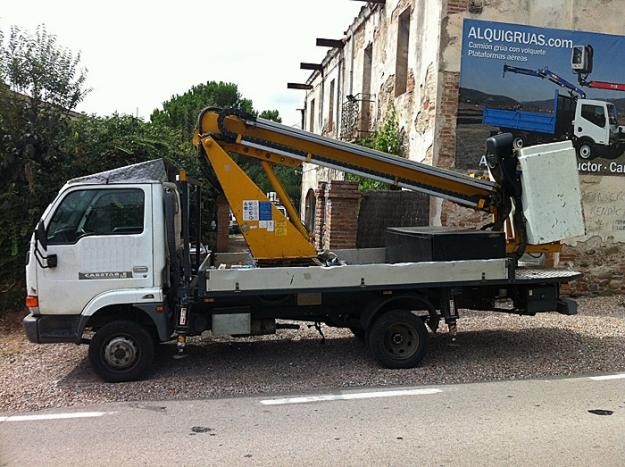 camion grua cesta