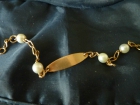 Pulsera clásica de oro y perlas - mejor precio | unprecio.es