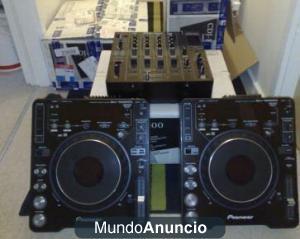 2 Pioneer CDJ 1000mk3 + djm 800