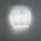 Artemide Logico parete micro incandescente, difusor seda, fondo gris - mejor precio | unprecio.es