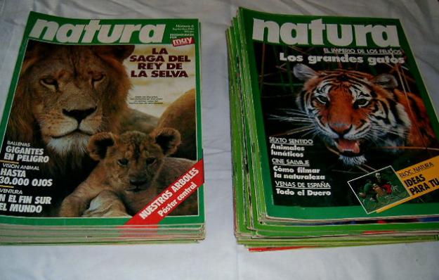 Natura. Lote de 53 revistas. Naturaleza. Animales