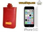 Funda para iPhone 5C piel bandera de España - mejor precio | unprecio.es