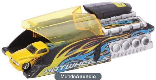 Mattel - C4324 - Coches miniatura - Hot Wheels ® - Lanzador de Super Double - Accesorios - Power Turbo 2X (TM) - amarill