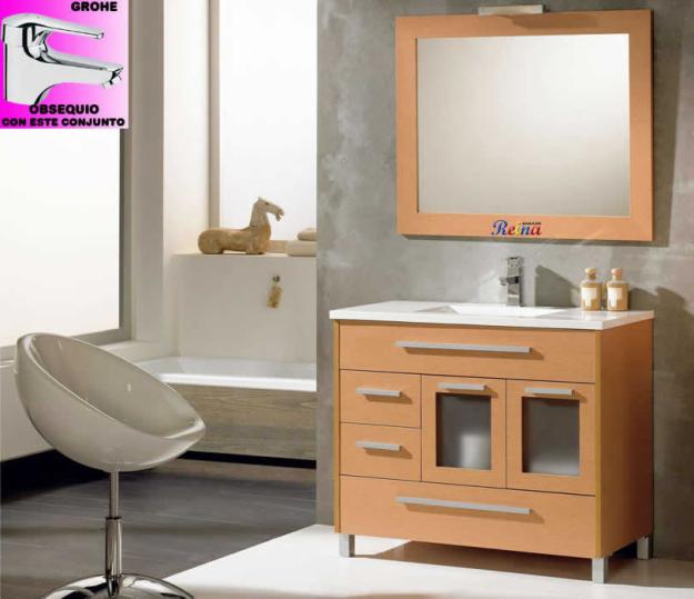 Bath, muebles diseño Mueble de Baño ITACA 100 cerezo
